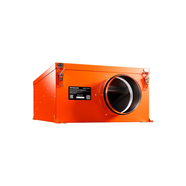 Купить Канальный фильтр с функцией шумоглушителя Ventmachine Orange ЕРА XL с качественным монтажом климатических систем в Москве и МО от ПУХОВ  тел.: +7 (495) 123-66-55